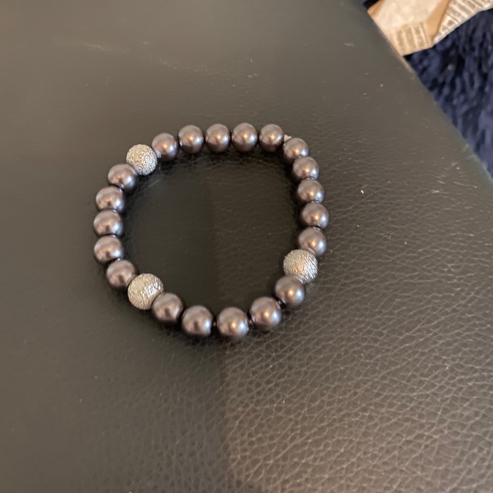 Glass beads bracelet